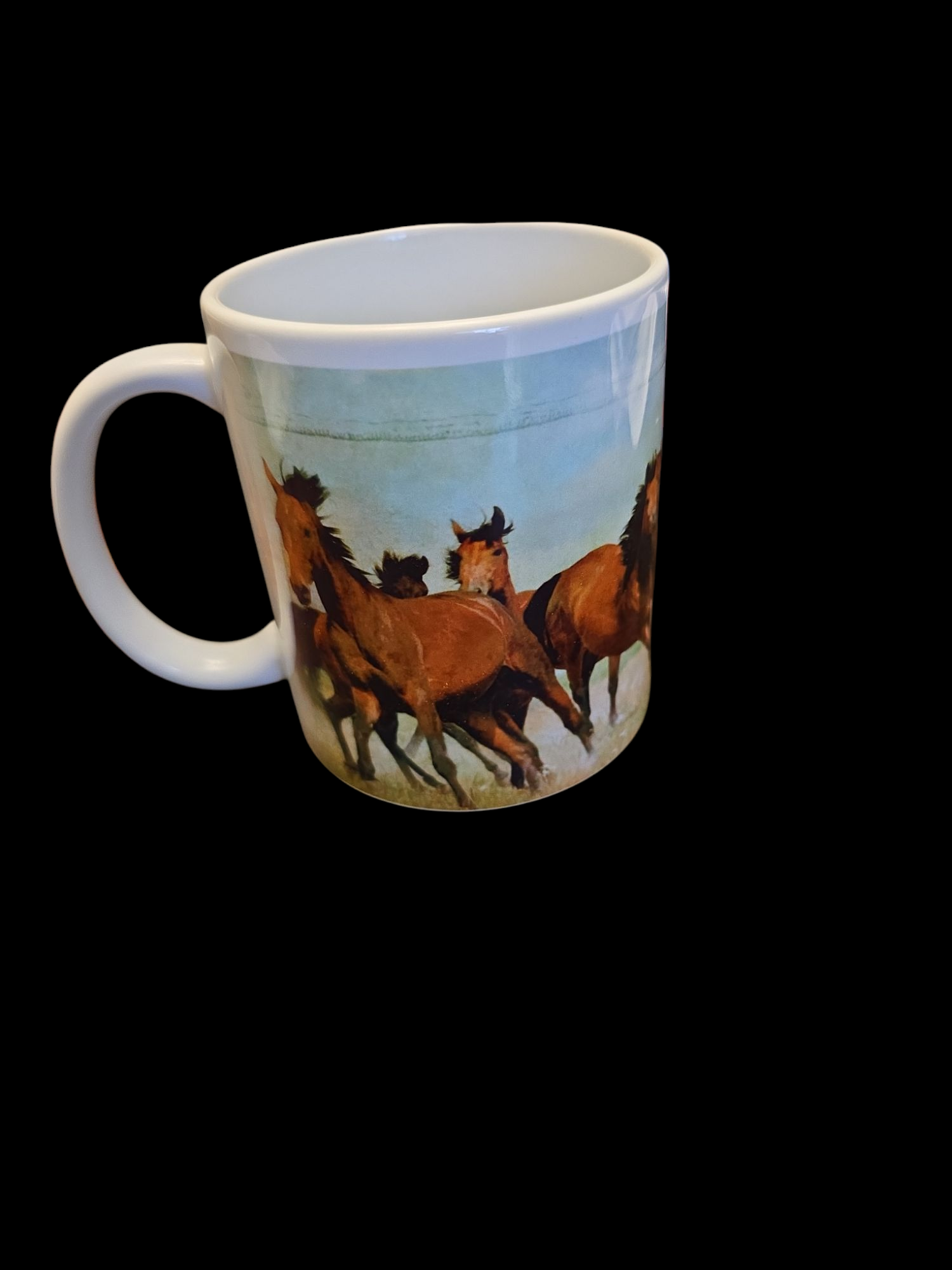 Horse-Themed Ceramic Mug