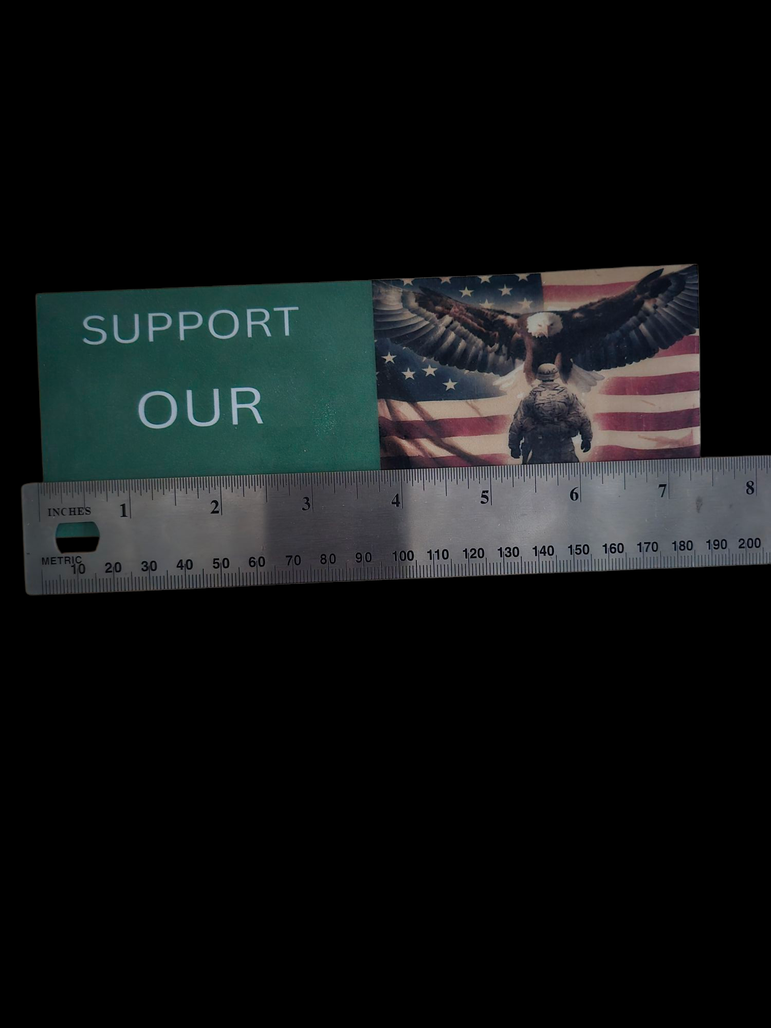 Patriotic Support Bumper Sticker