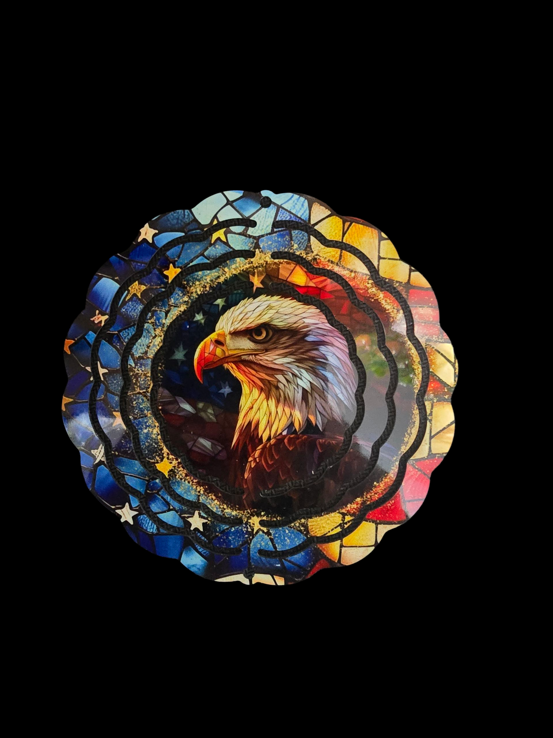 Eagle-Themed Decorative Wind Spinner
