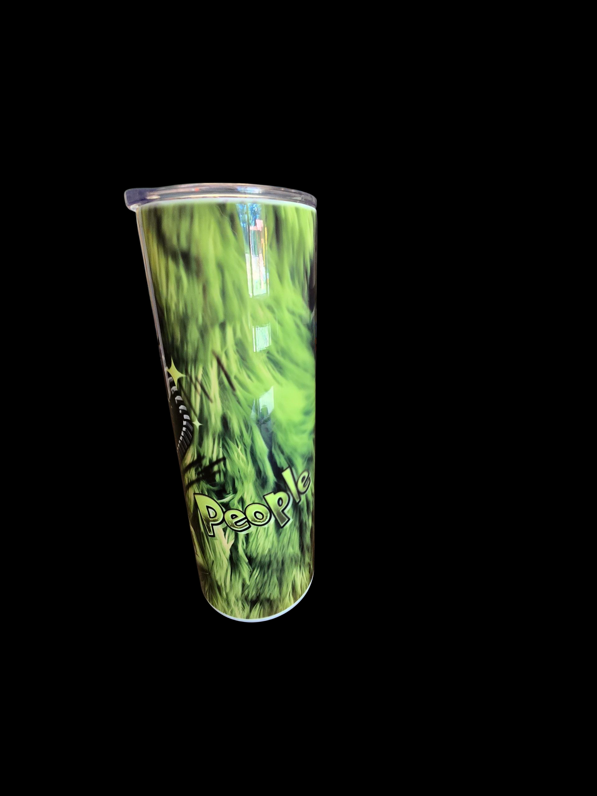 Grinch-Themed Stainless Steel Tumbler