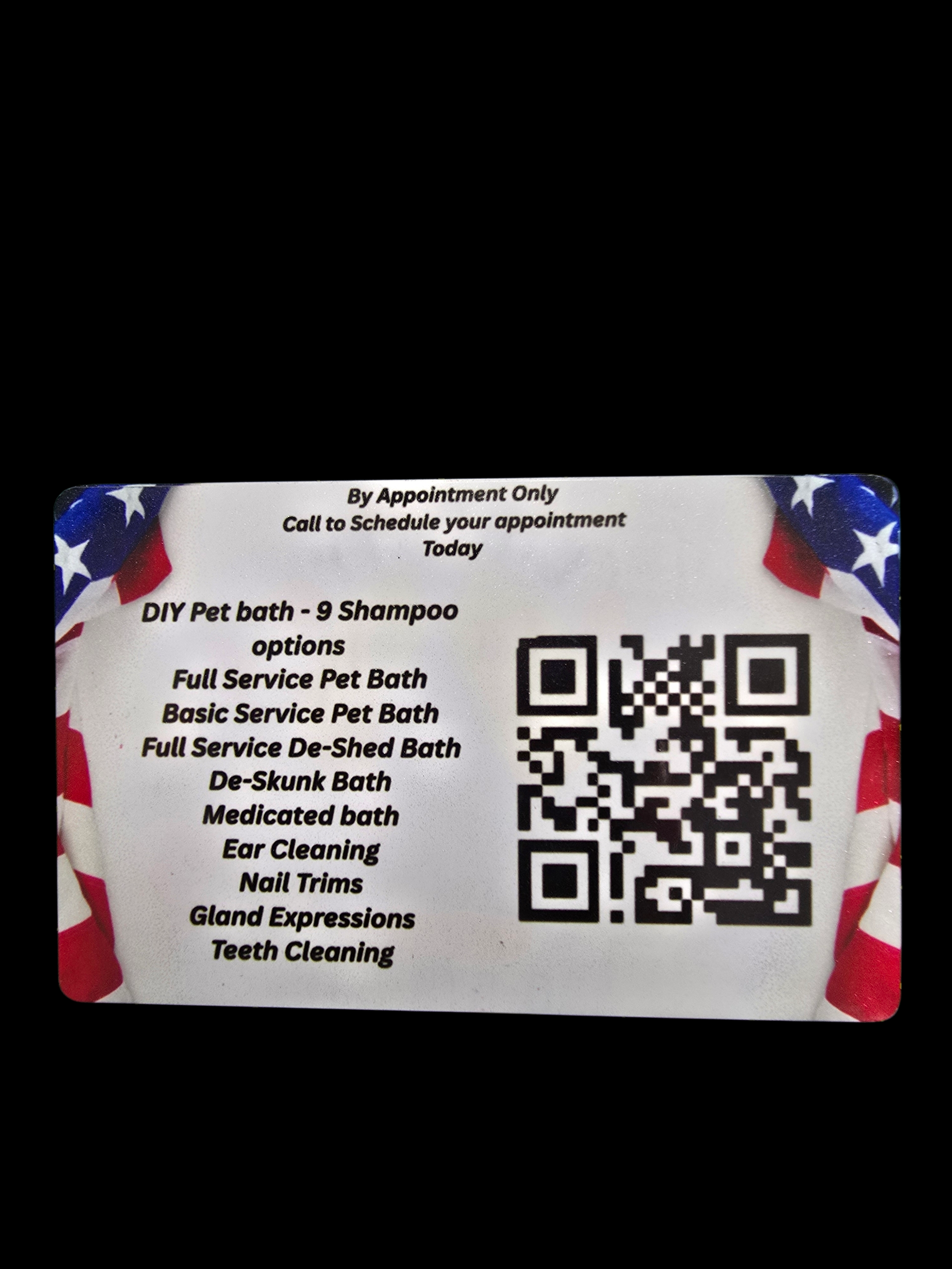 Custom metal, (Aluminum) Business Cards