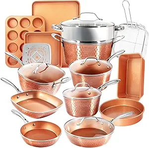 Gotham Steel Hammered Copper Collection – (redirected to Amazon at checkout #ad”) 
