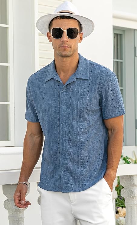 Blue Short Sleeve Shirt (redirected to Amazon at checkout #ad”)