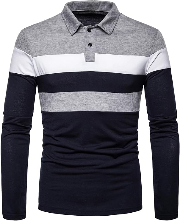 Men's Long Sleeve Polo Shirt (redirected to Amazon at checkout #ad”)