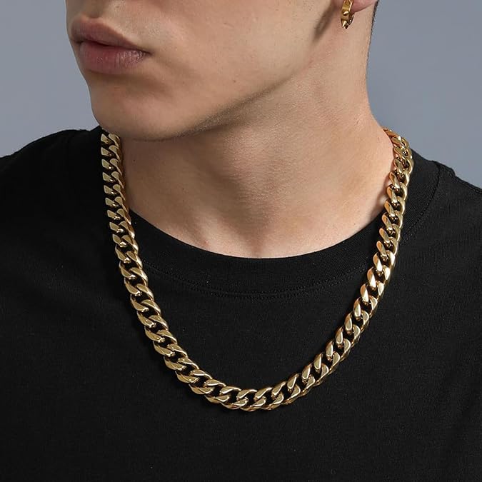 Gold Cuban Link Chain (redirected to Amazon at checkout #ad”)