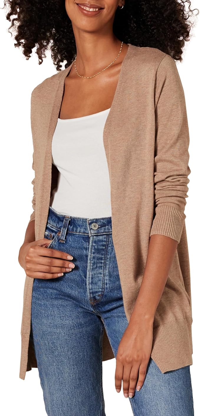 Women's Beige Cardigan (redirected to Amazon at checkout #ad”)