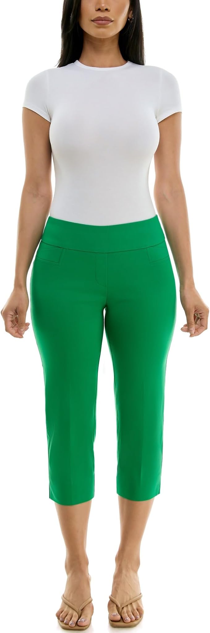 Women's Green Crop Pants (redirected to Amazon at checkout #ad”)