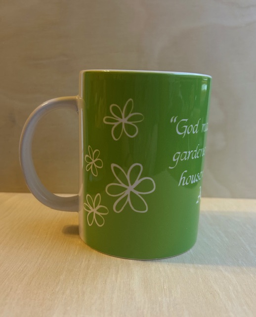 God made rainy days so gardeners could get the housework done. 