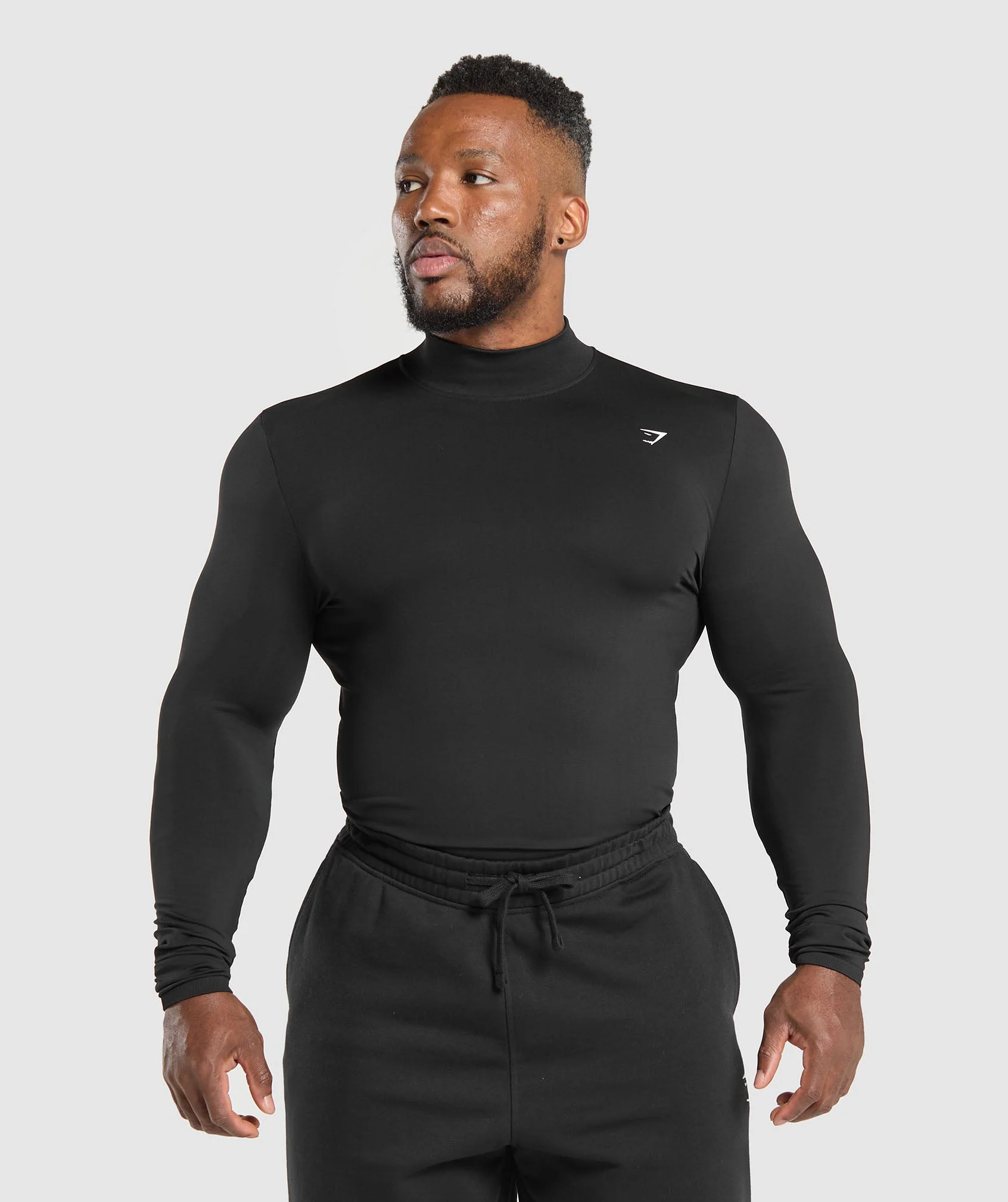 Everyday Seamless Mock Long Sleeve T-Shirt