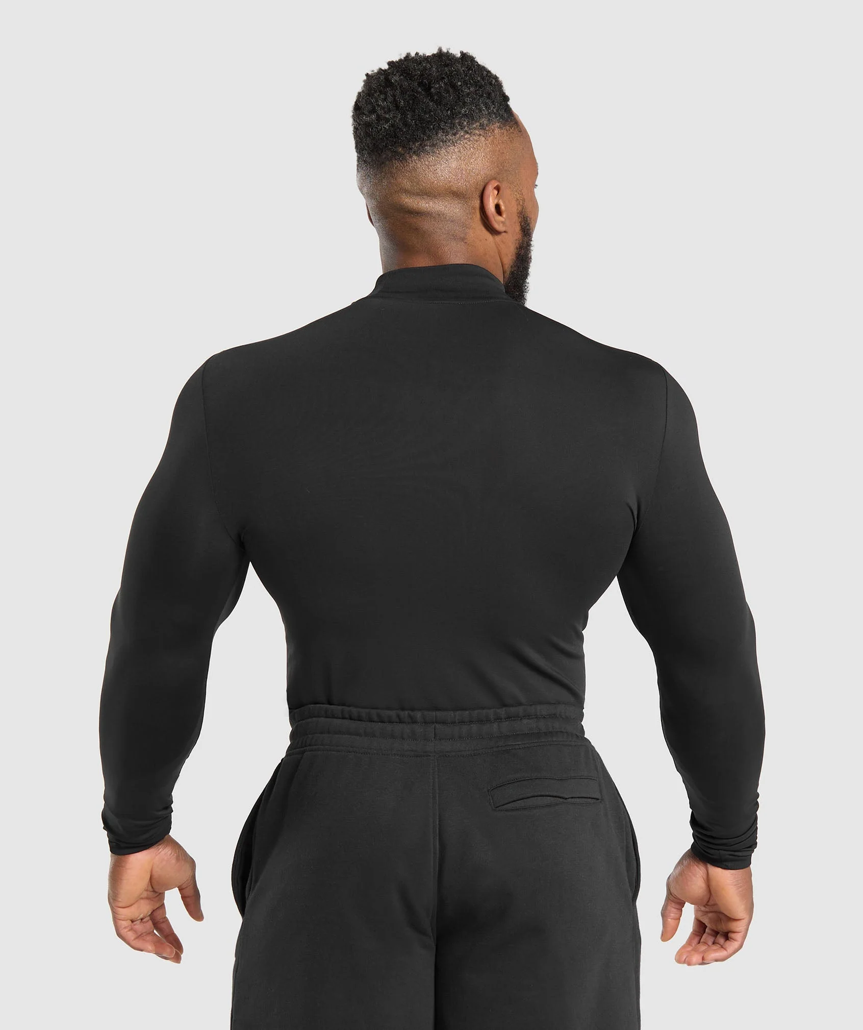 Everyday Seamless Mock Long Sleeve T-Shirt