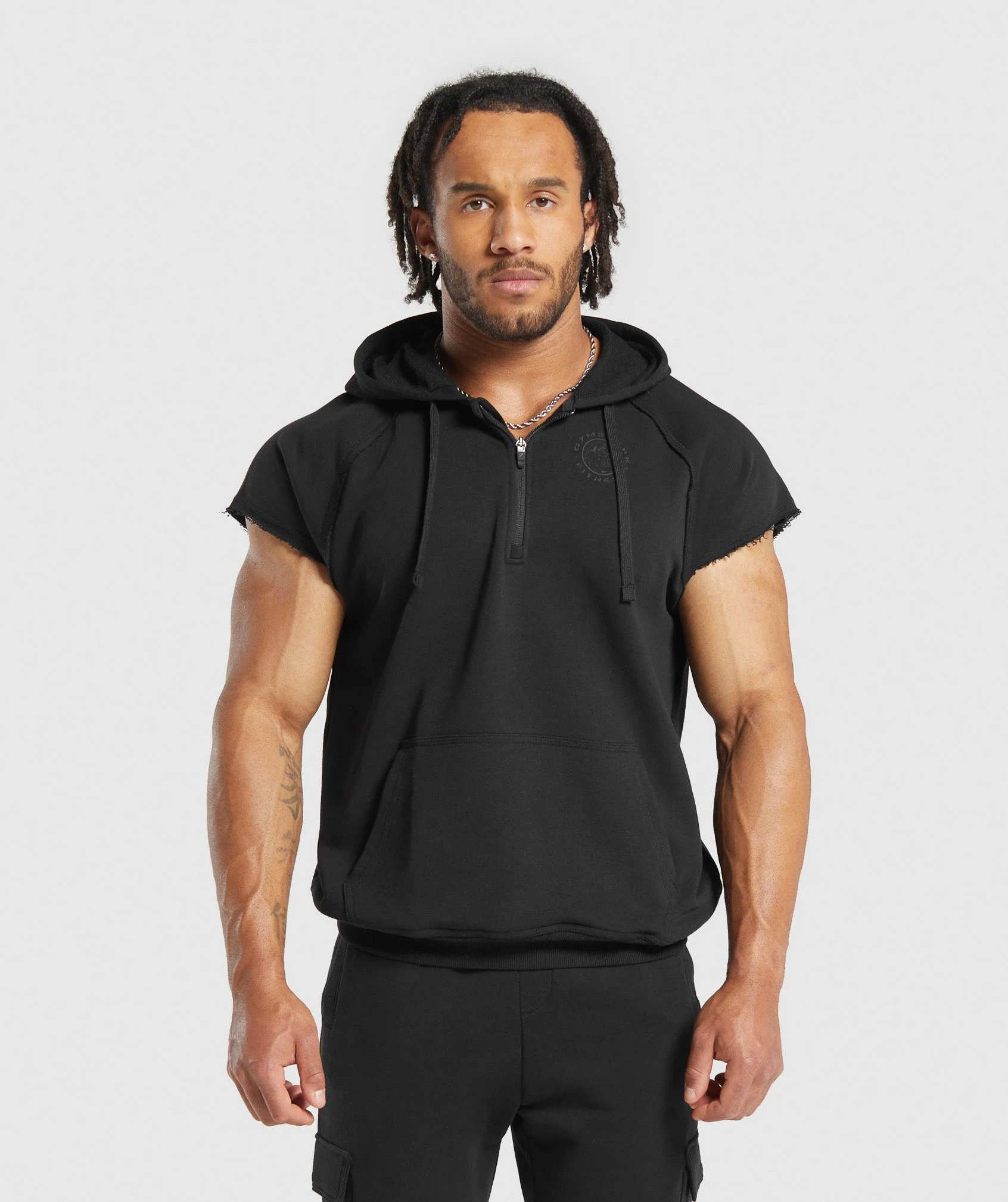 Legacy 1/4 Zip Cap Sleeve Hoodie