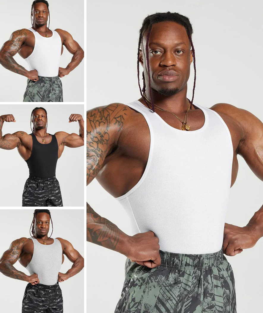 Ribbed Tank 3 Pack