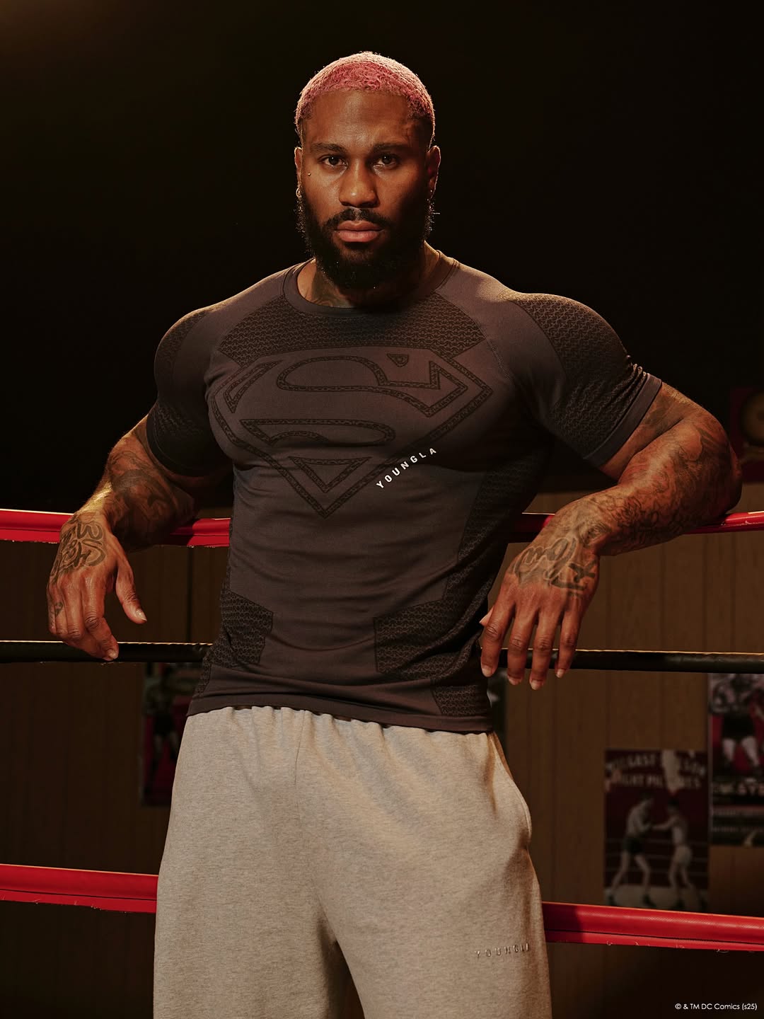 Superman compression tee