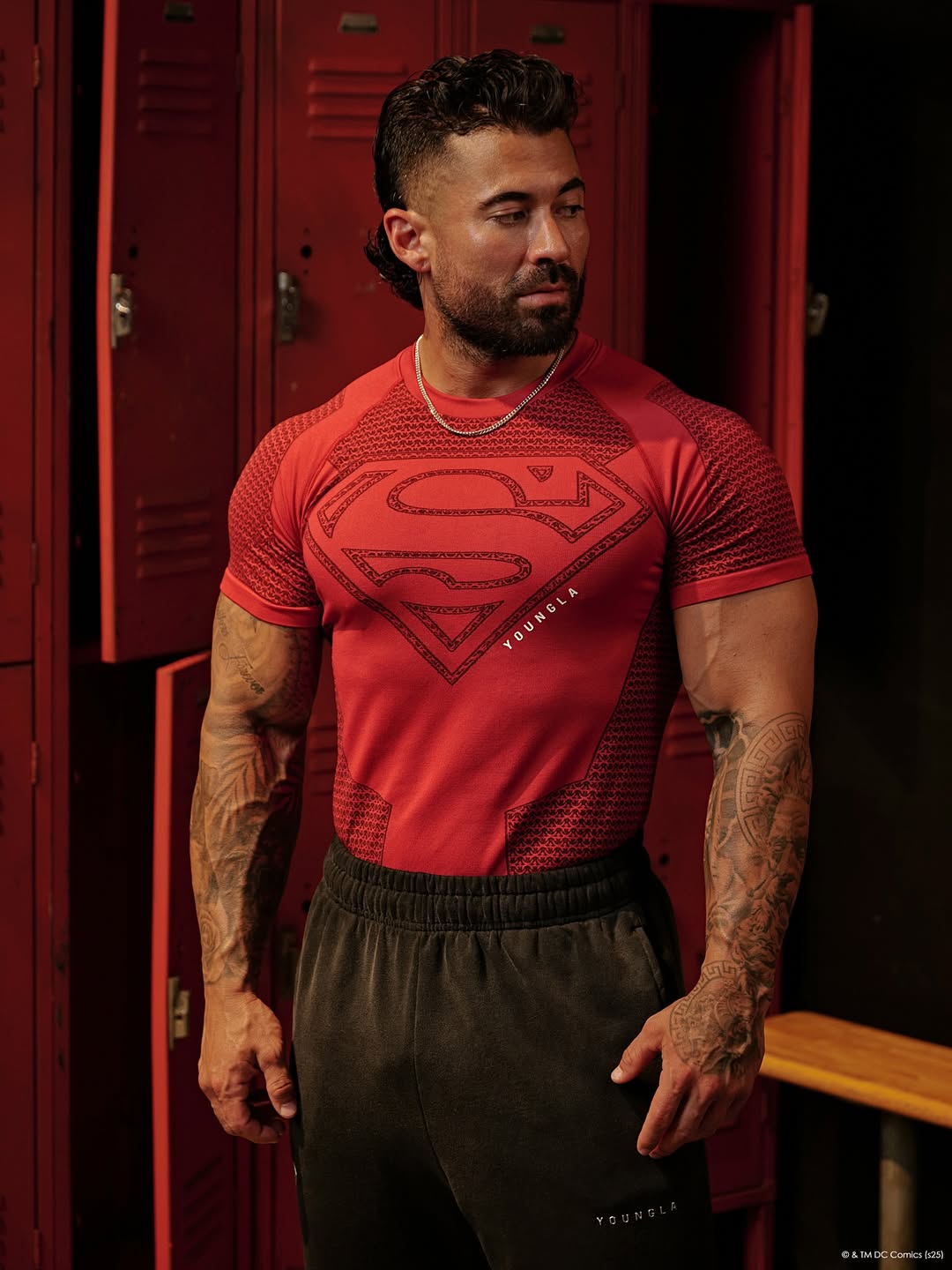 Superman compression tee