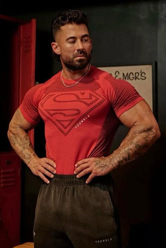 Superman compression tee