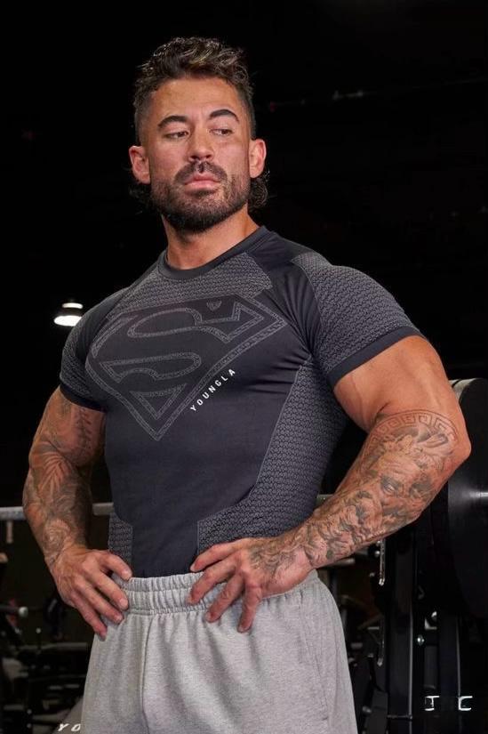 Superman compression tee