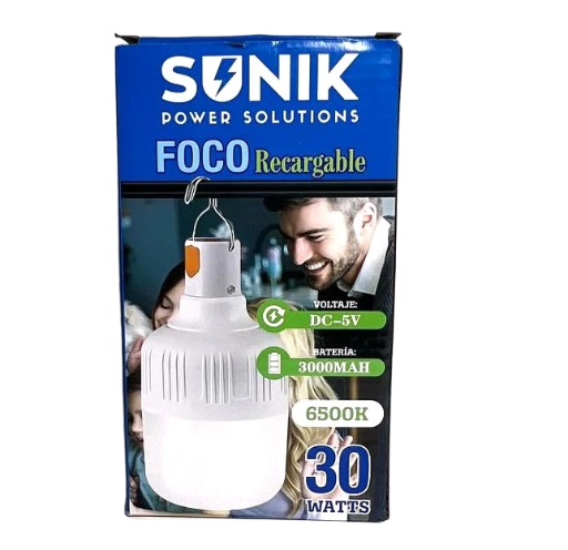 Foco LED recargable SUNIK