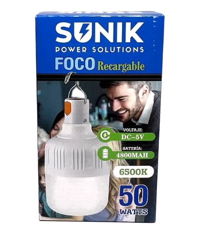 Foco LED recargable SUNIK