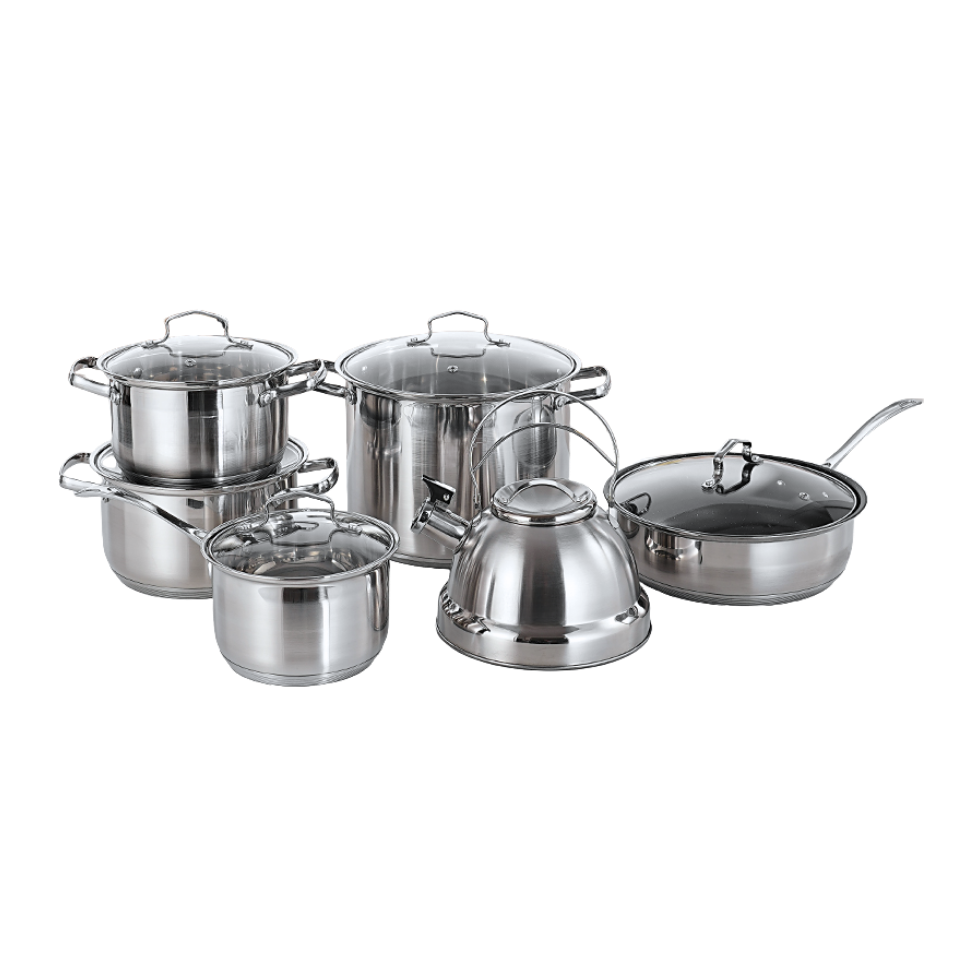 Juego de Batería de Cocina de Acero Inoxidable