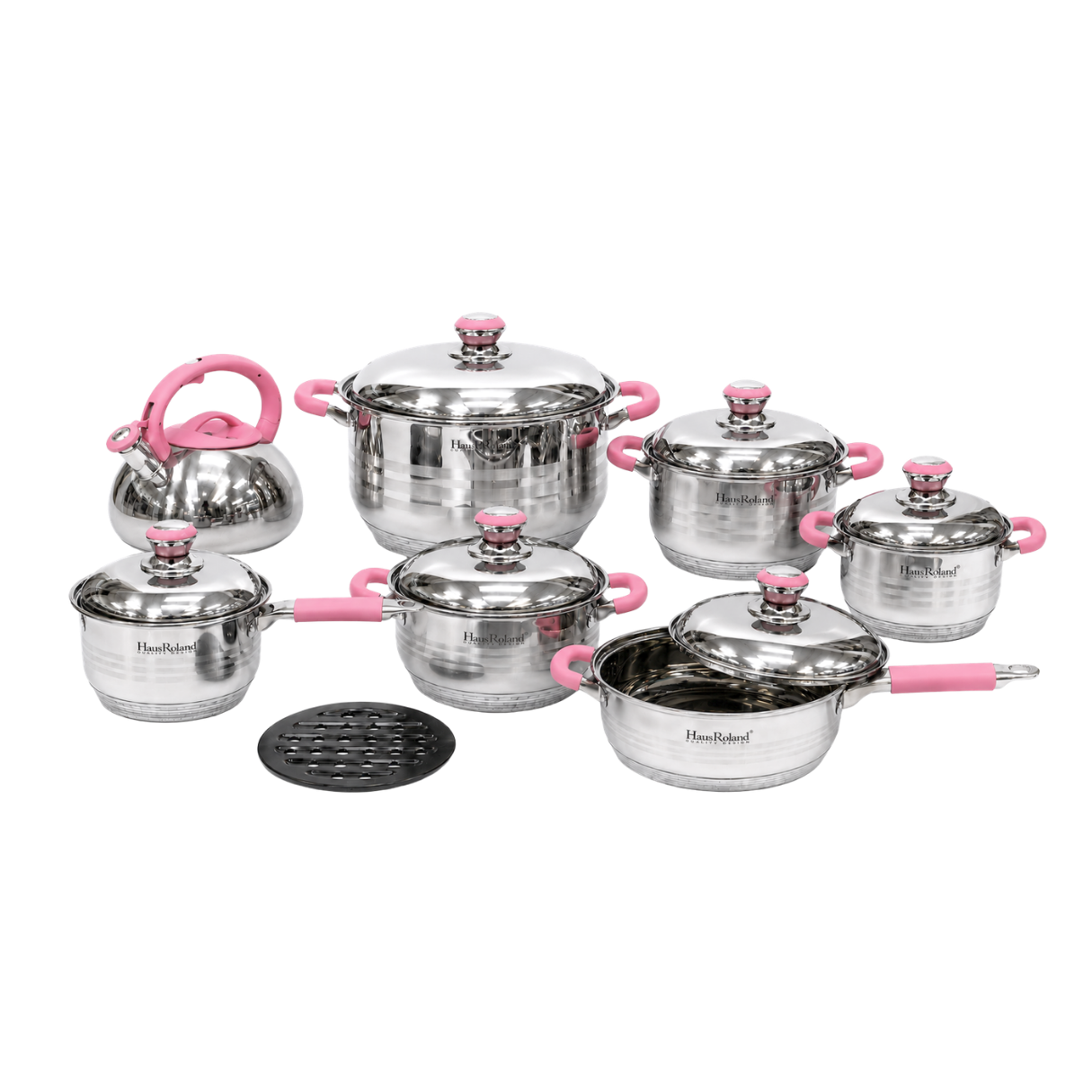 Juego de batería de cocina de acero inoxidable