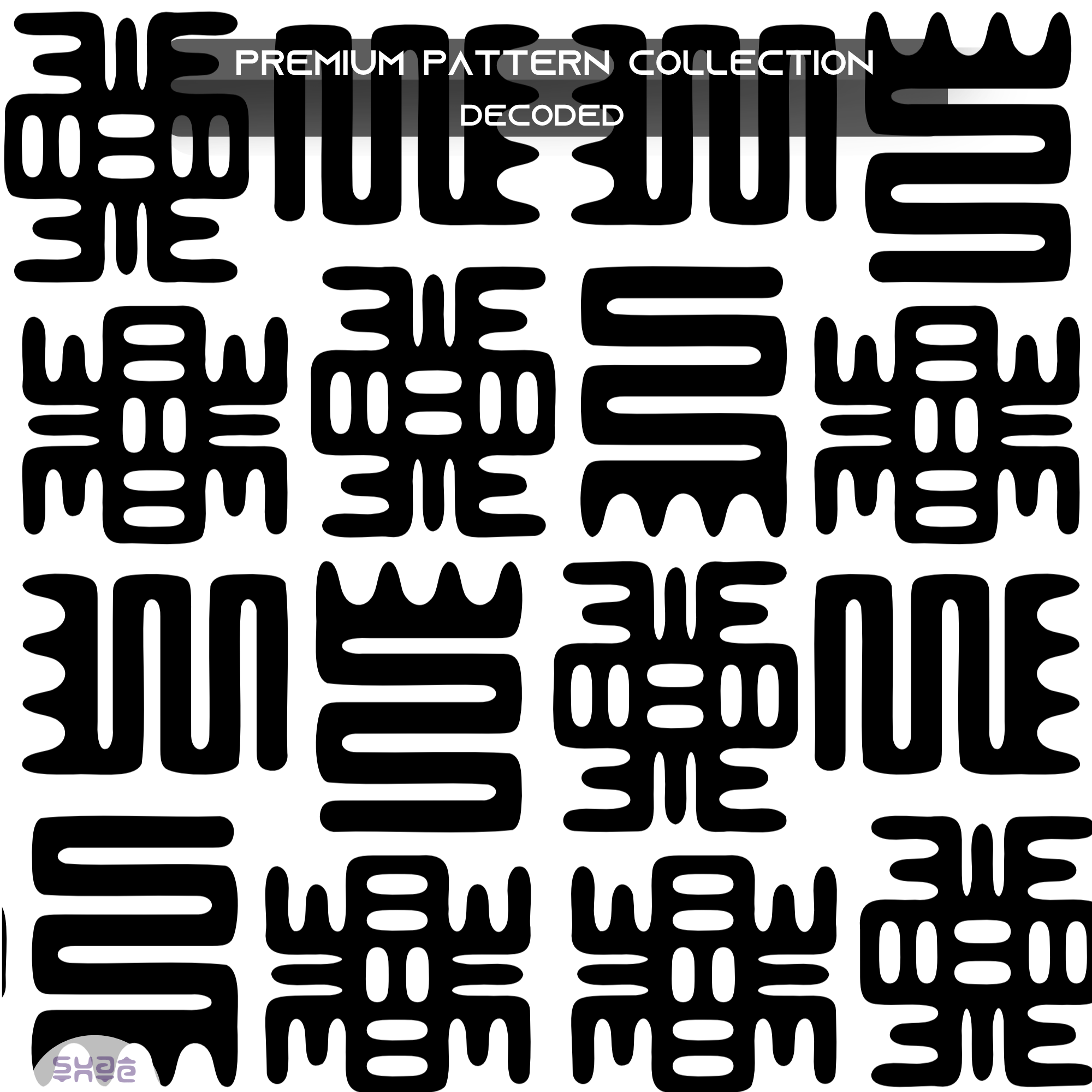 Premium Tribal Pattern Collection — Black, Copper & Turquoise