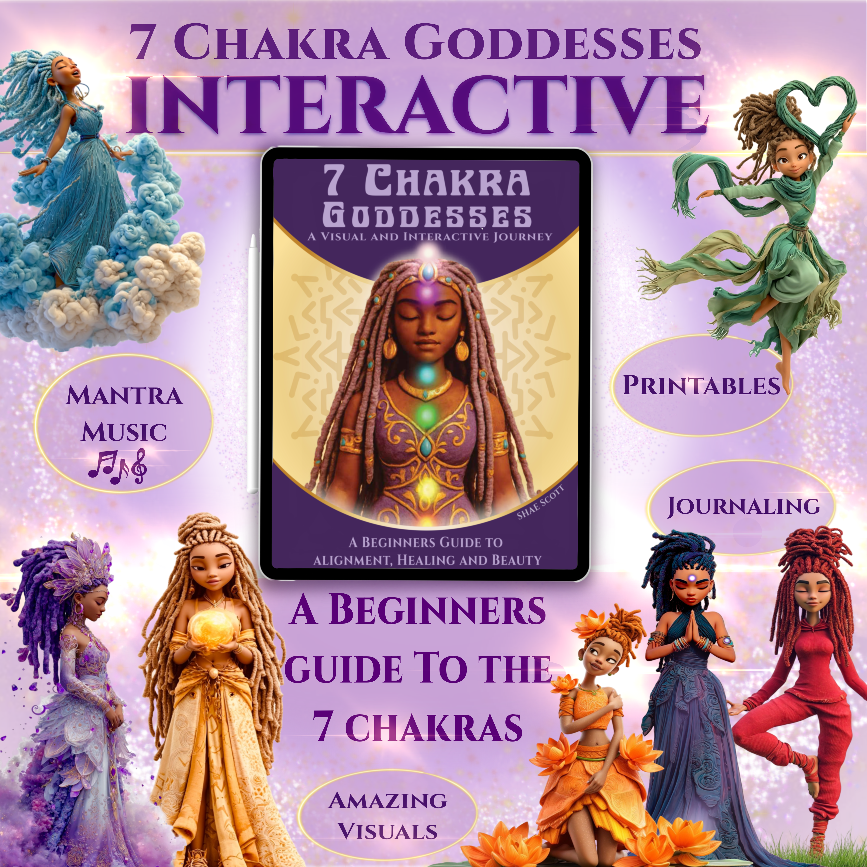 7 Chakra Goddesses Interactive Guide