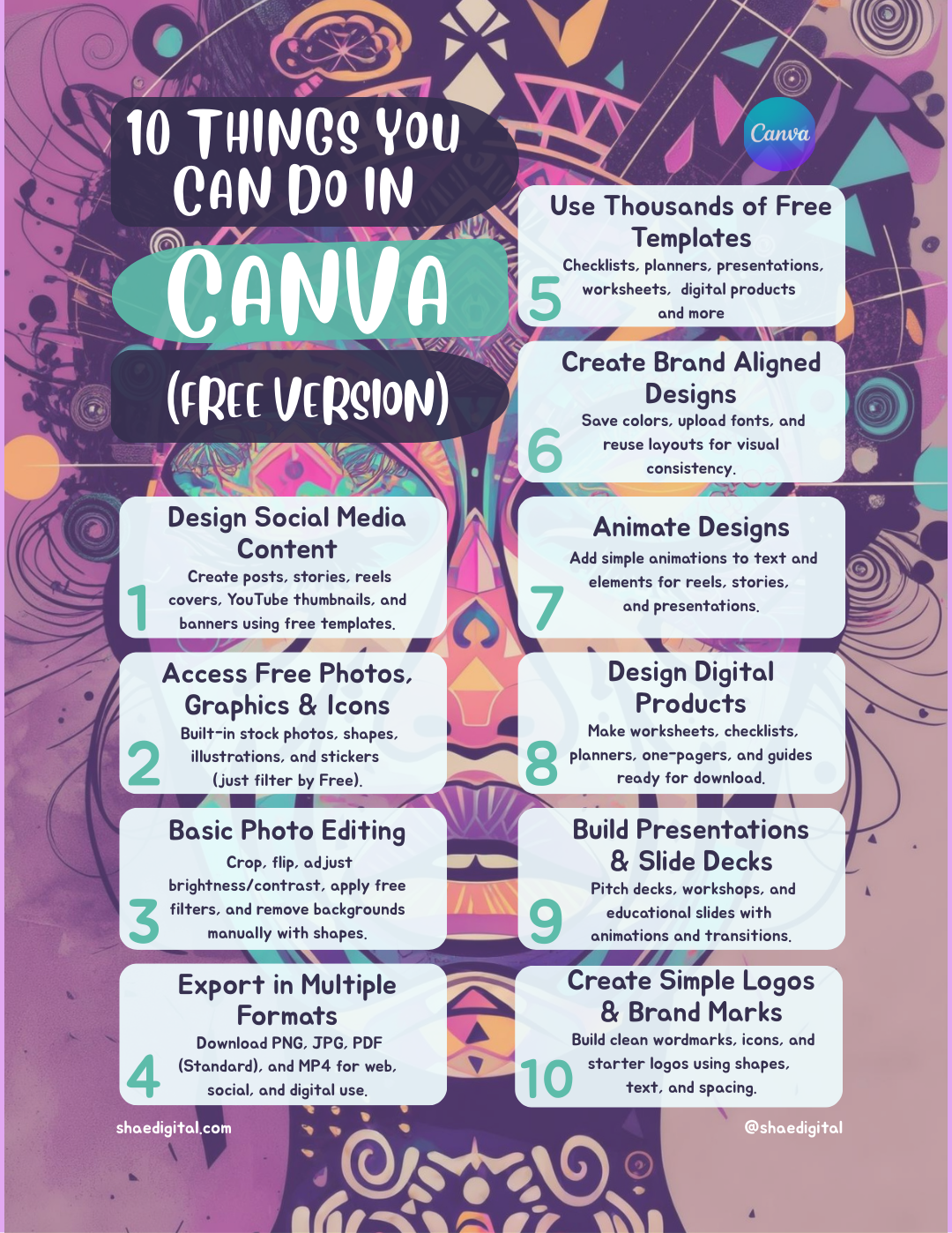 10 Things You Can Do In Canva - Free Version