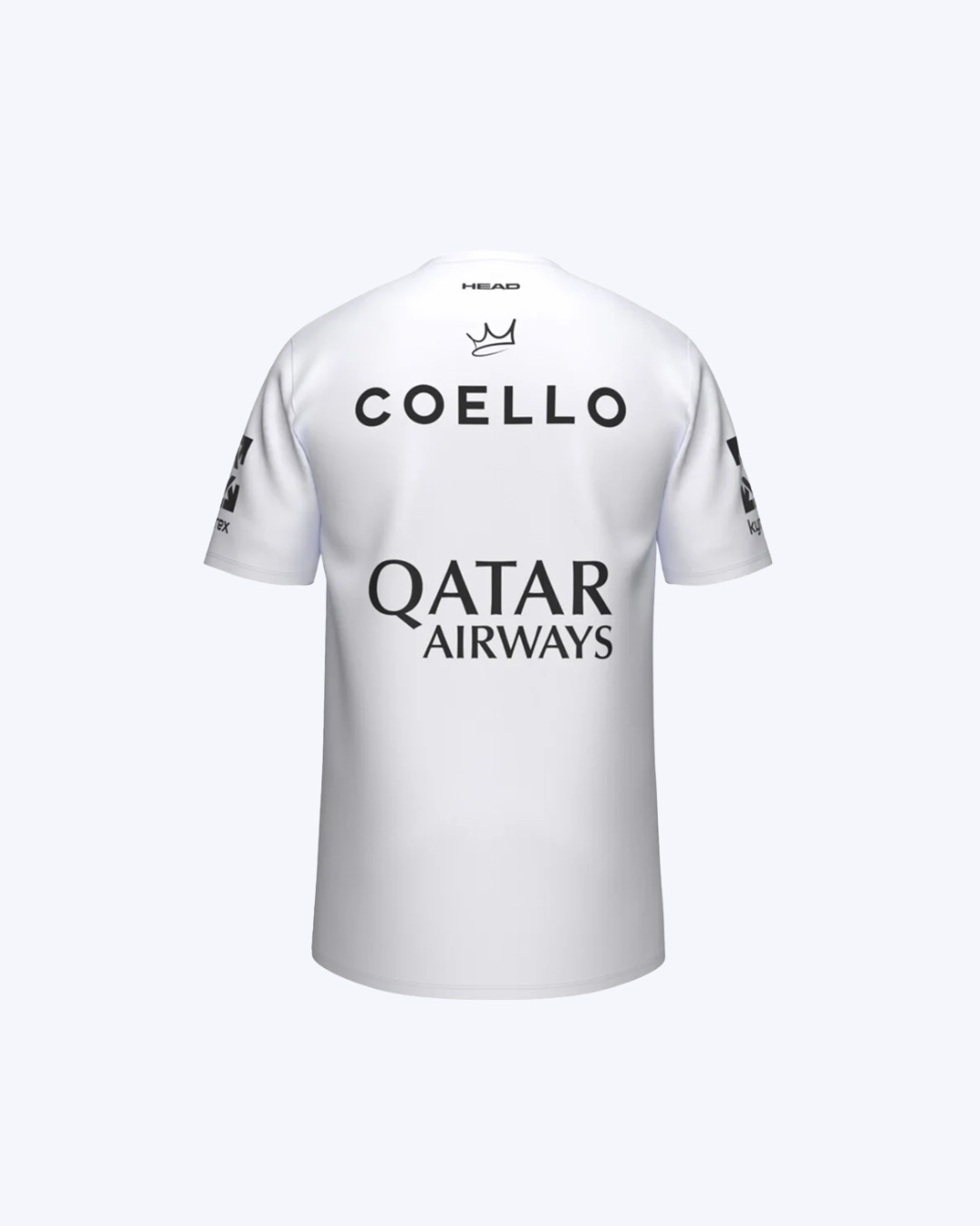 Head Arturo Coello White T-shirt 2025
