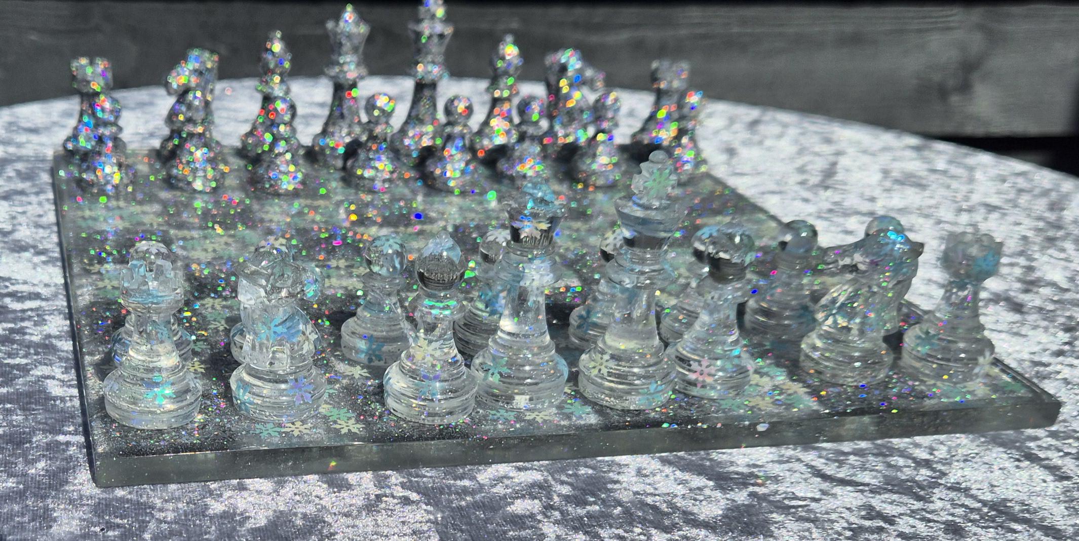 Holographic Chess Set