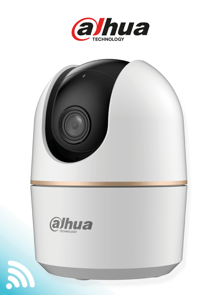 Cámara IP Domo Motorizado Wifi de 3 Megapíxeles con IA, autotracking, audio bidireccional (micrófono y altavoz), sirena integrada, IR de 10 m, detección de humanos y ranura MicroSD
