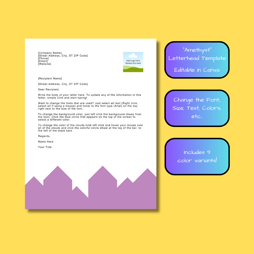 Crystals Letterhead