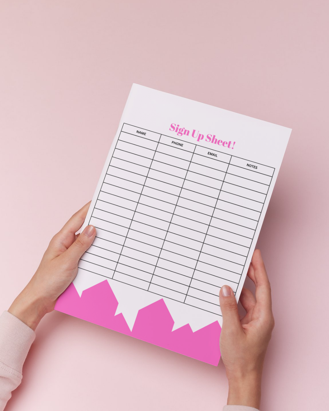 Sign Up Sheet - Crystals