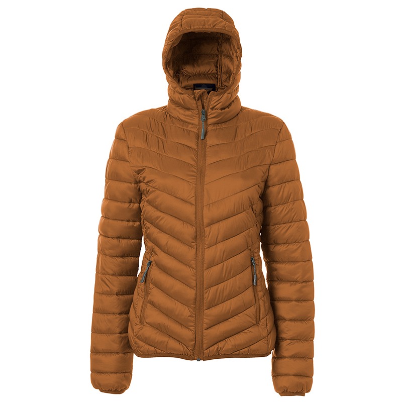 Women's Brown Quilted Jacket