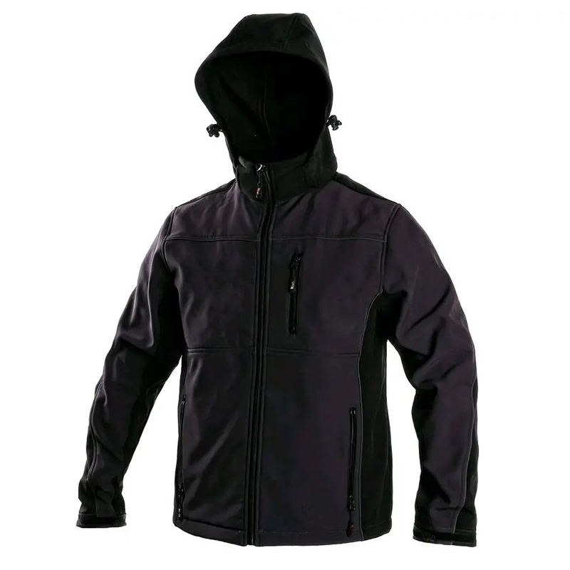 Waterproof/Breathable Charcoal/Black Softshell Jacket
