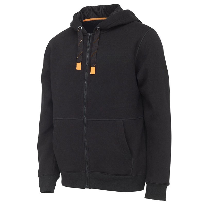Black Zip-Up Hoodie