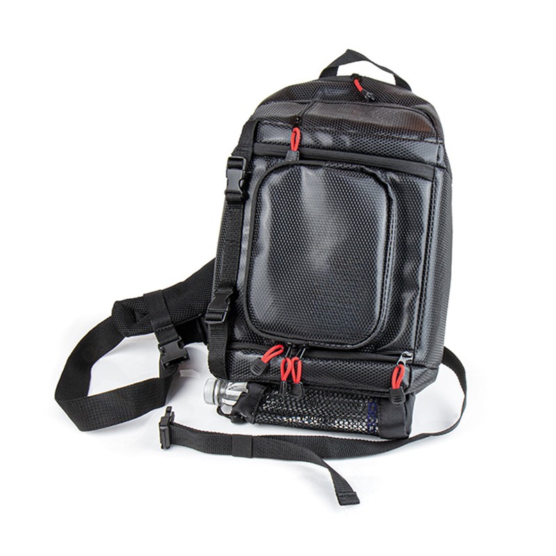 Black Fishing Shoulder Bag