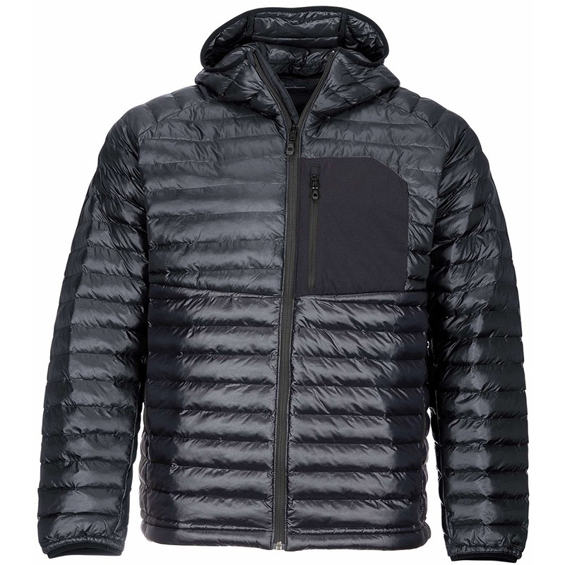 Men's Black Advanced Puffer Jacket with Hood