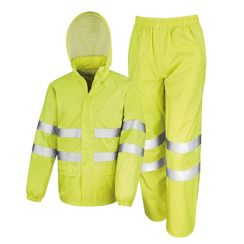 High-Visibility Reflective Rain Suit