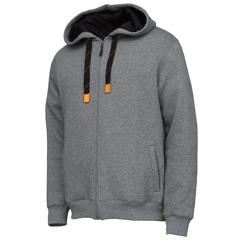 Gray Zip-Up Hoodie