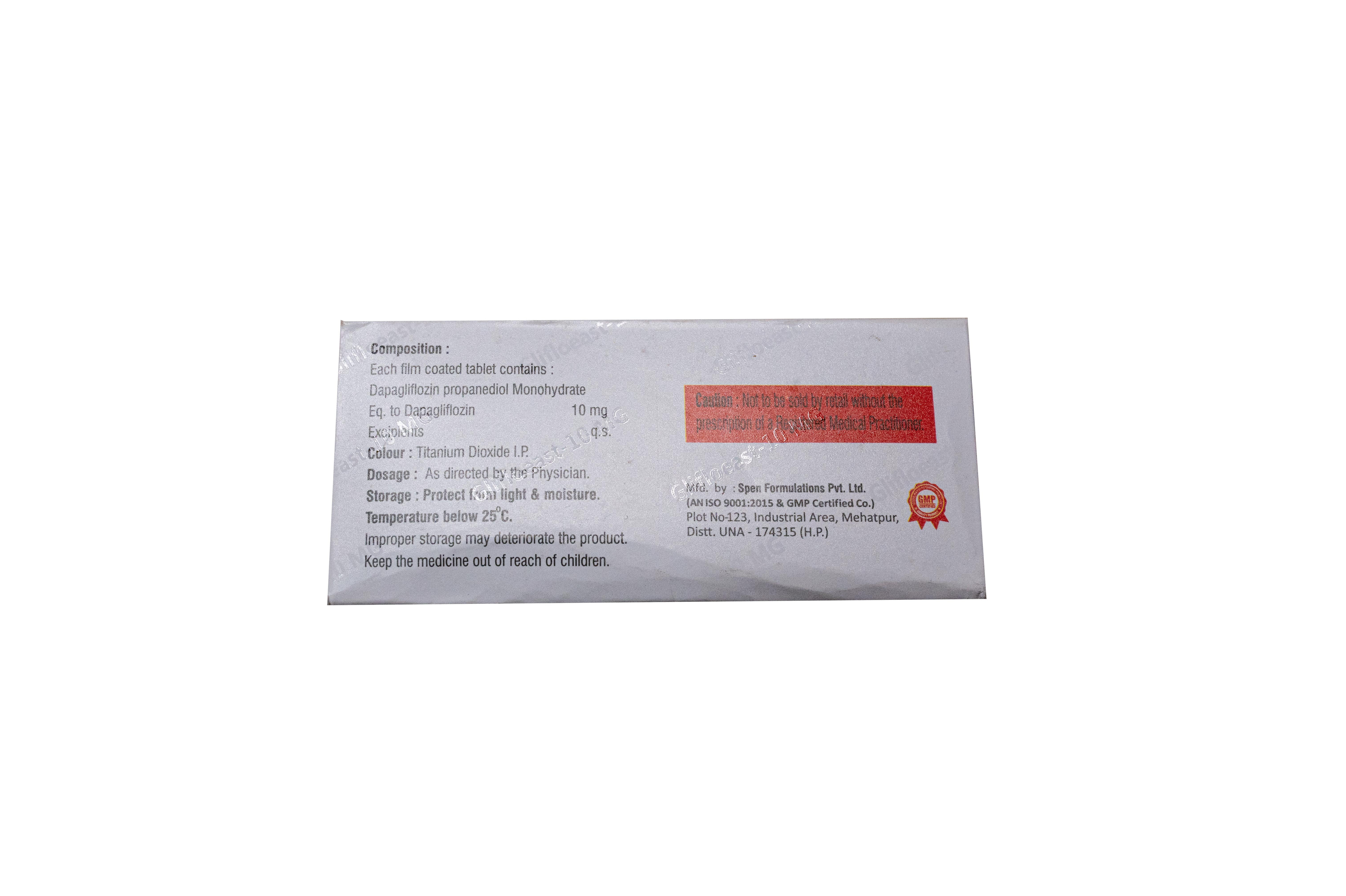 GLIFLOEAST  Tablets 10 mg