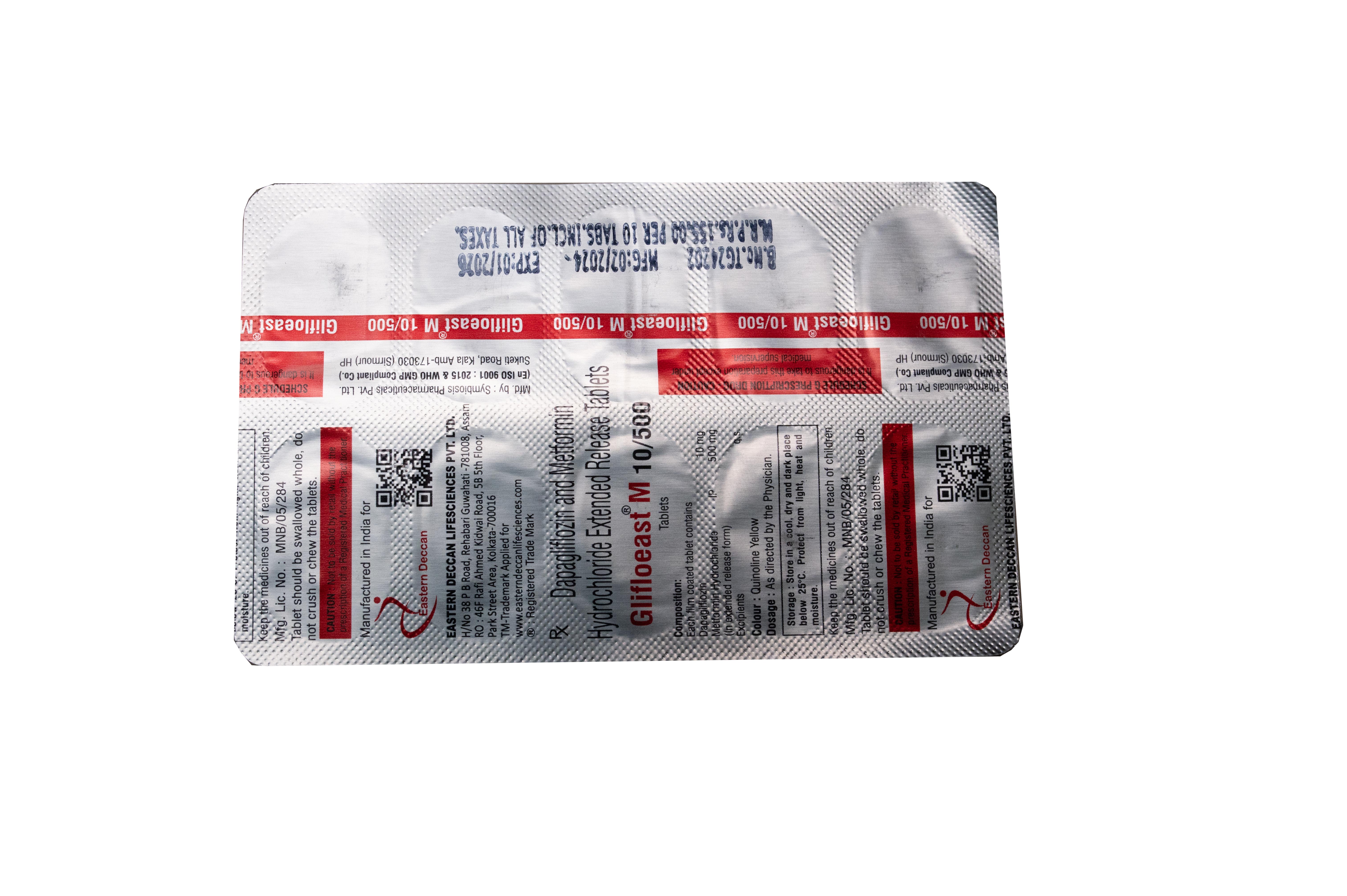 Glifloeast M 10/500 Tablets