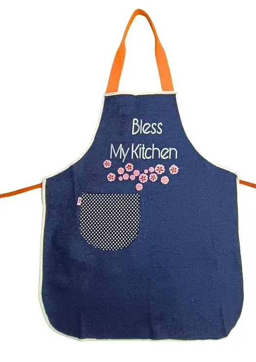 DENIM BLESS MY KITCHEN APRON