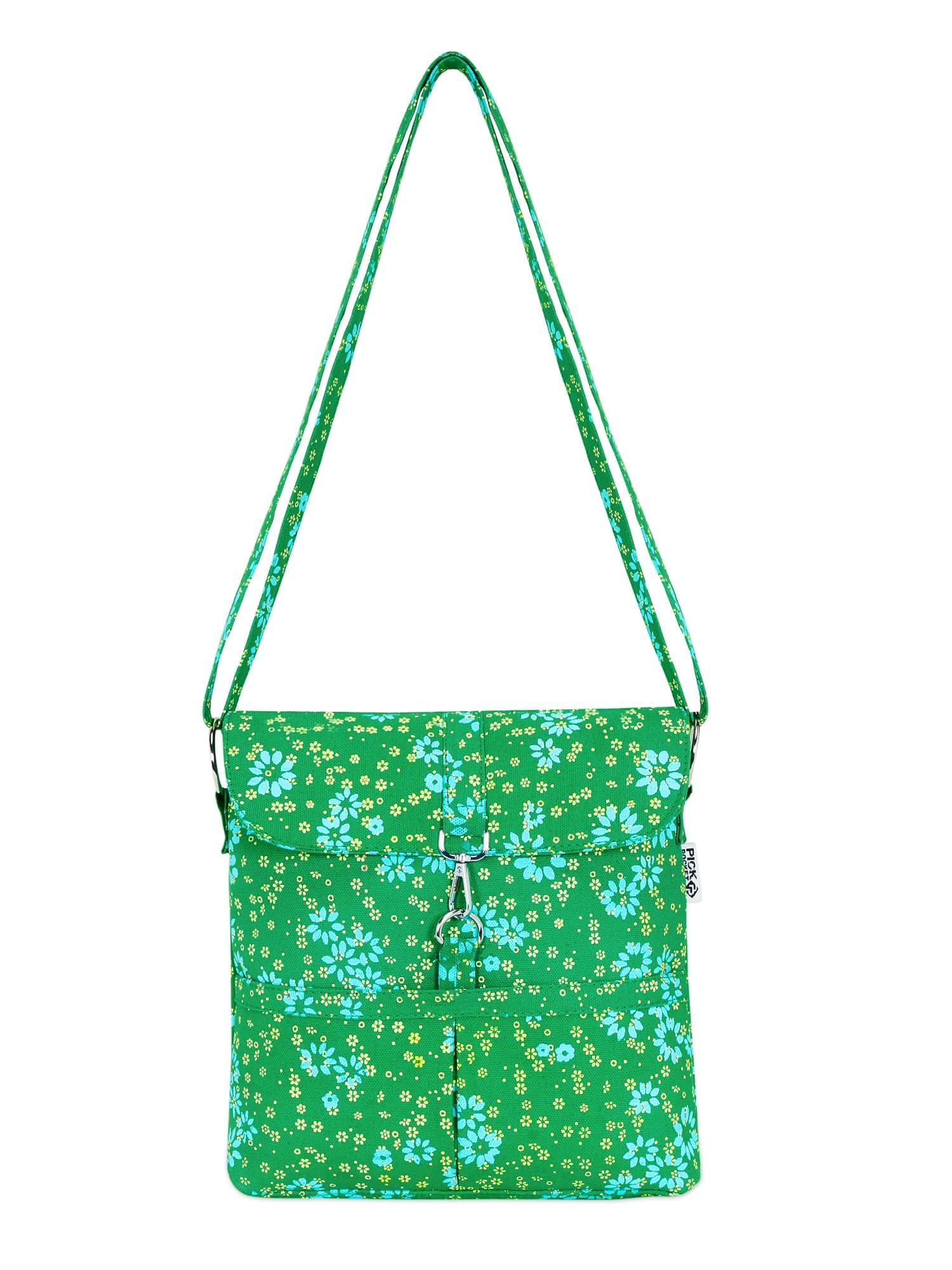 Floral Charm Light Green Sling.