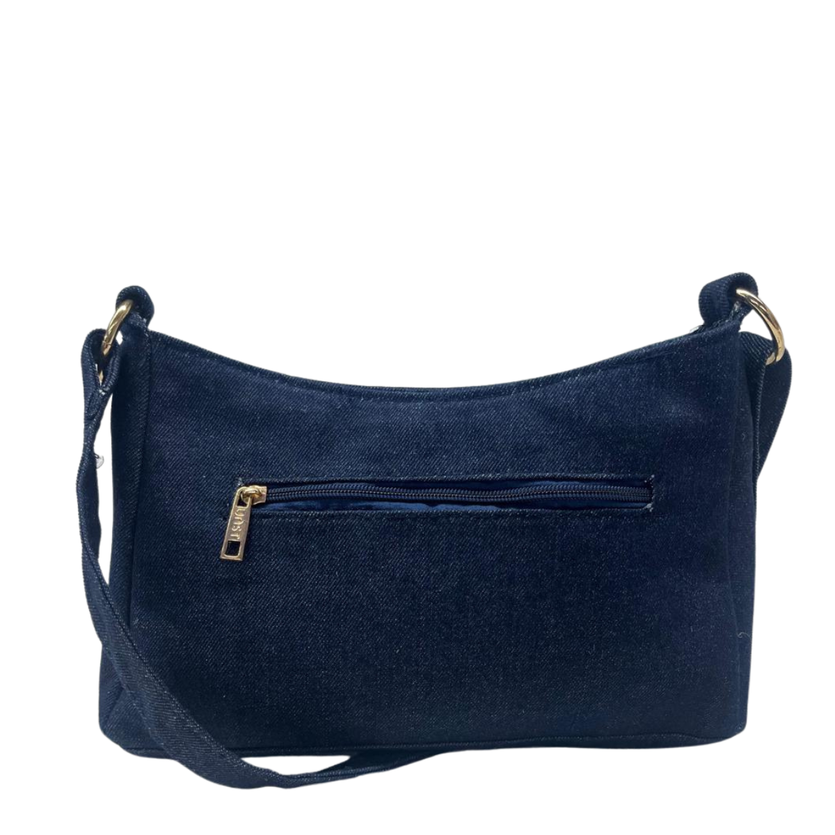 Pick Pocket Stylish | Denim Sling Bag – Embroidered Happy Bag for Women