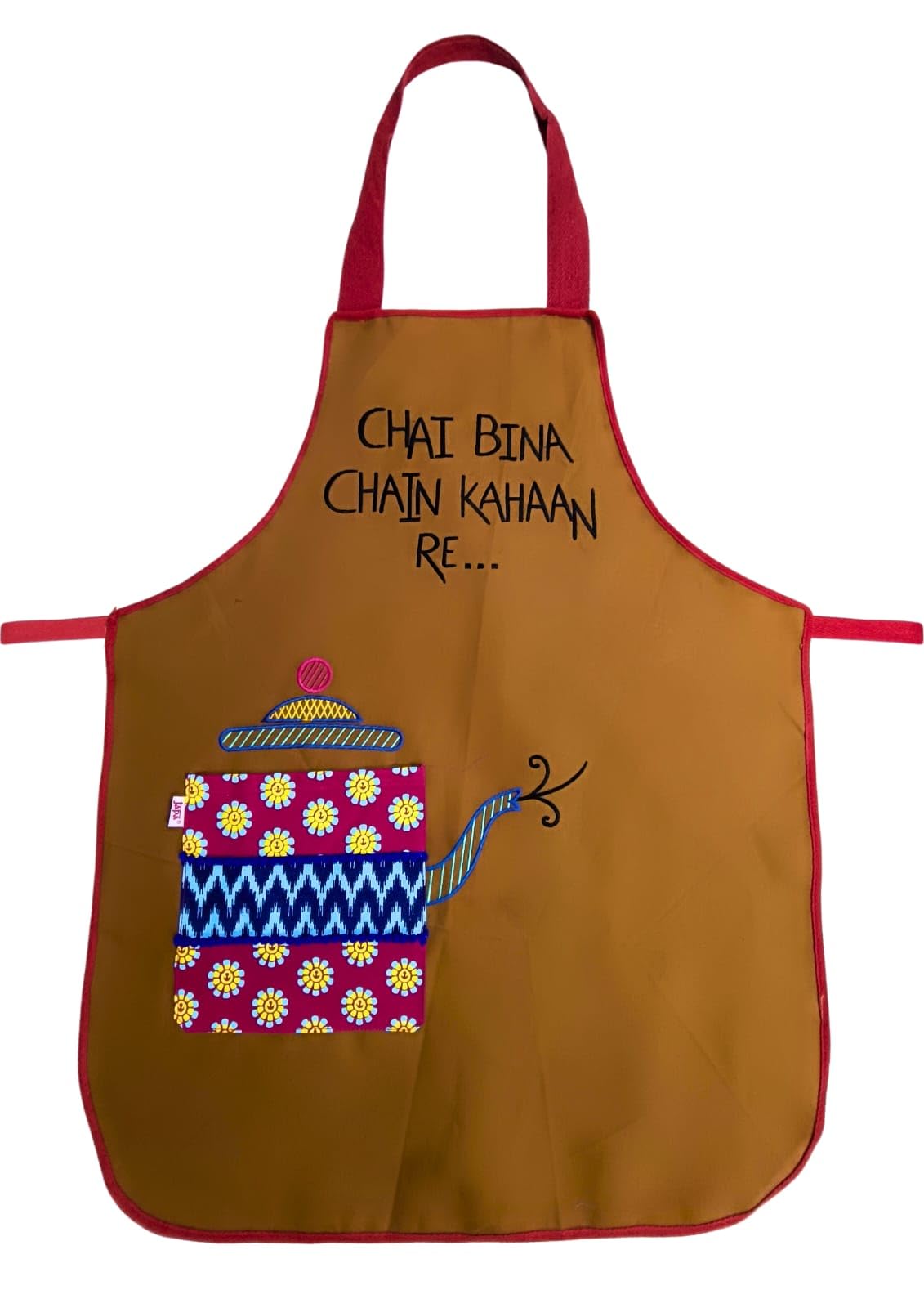 TAN CANVAS KITCHEN APRON