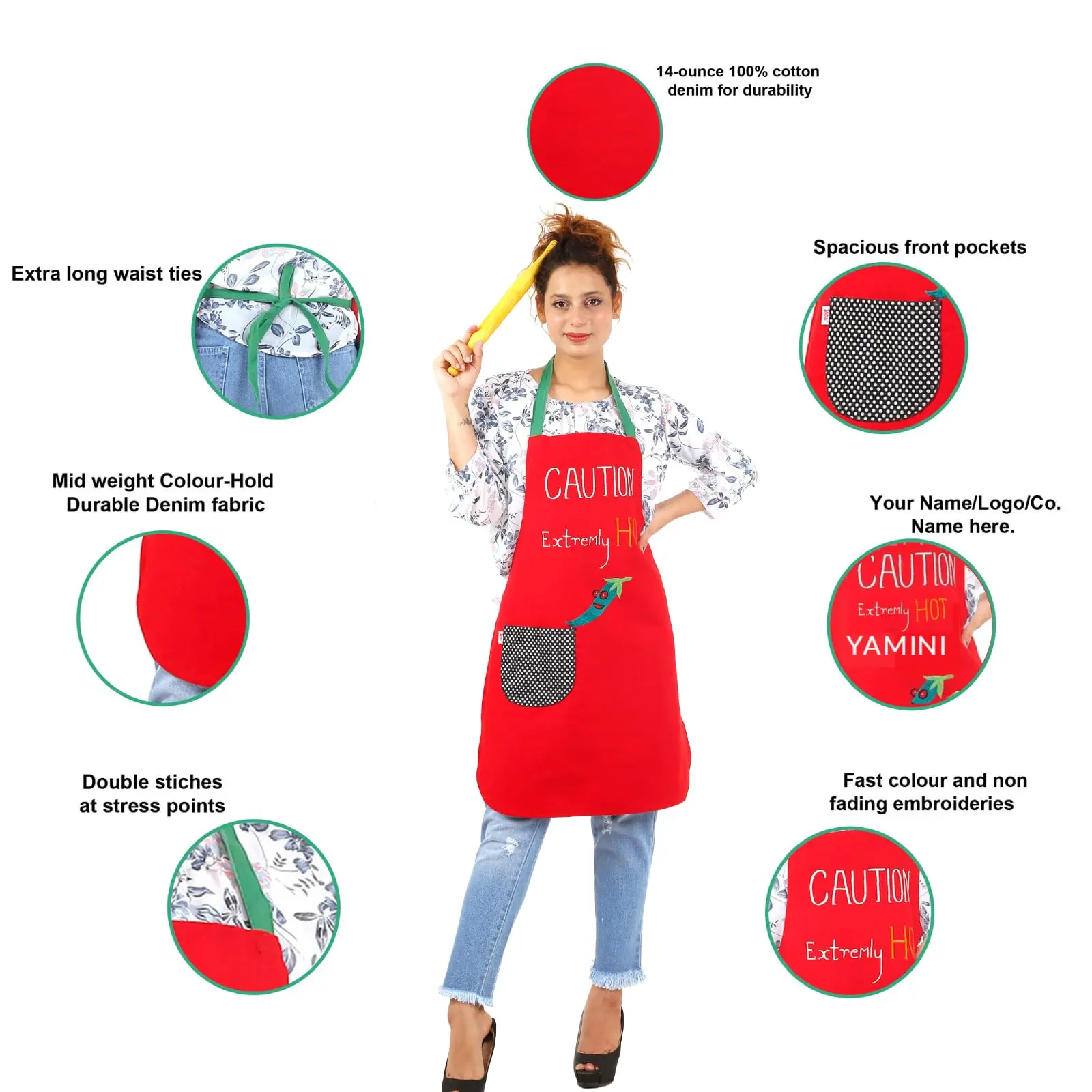 PERSONALIZED APRON – EXTREMELY HOT DESIGN FOR WOMEN