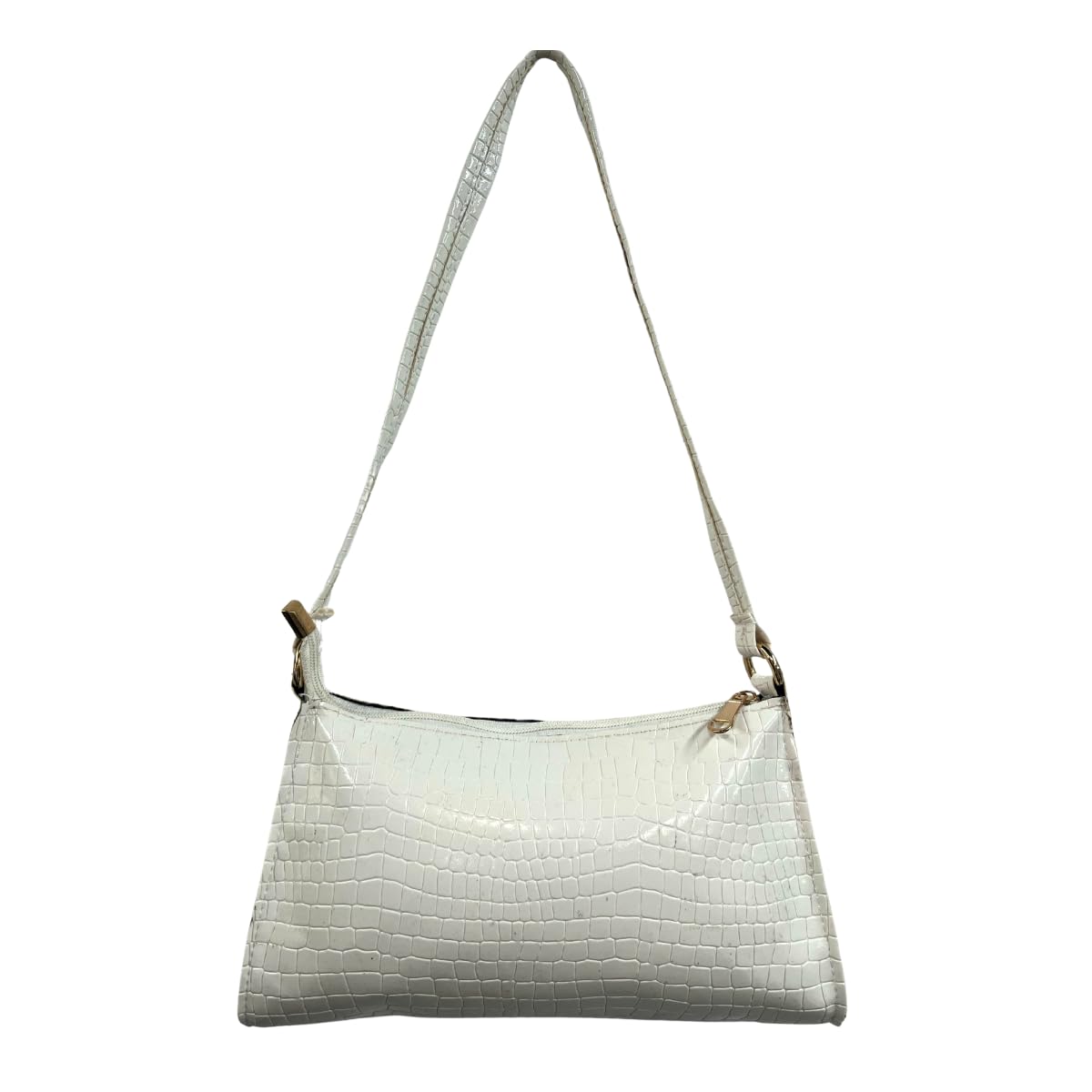 PICK POCKET CROCO SLING BAGS FOR WOMEN AND LADIES – WHITE