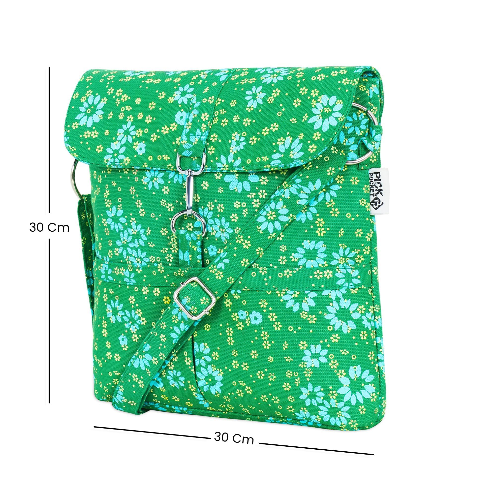 Floral Charm Light Green Sling.