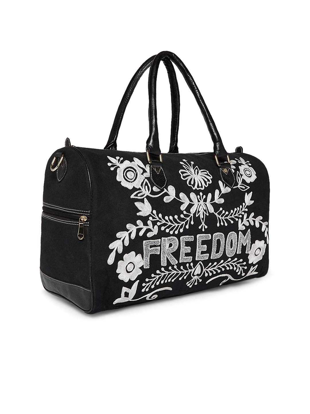 Embroidered Freedom'Travel Duffle Bag