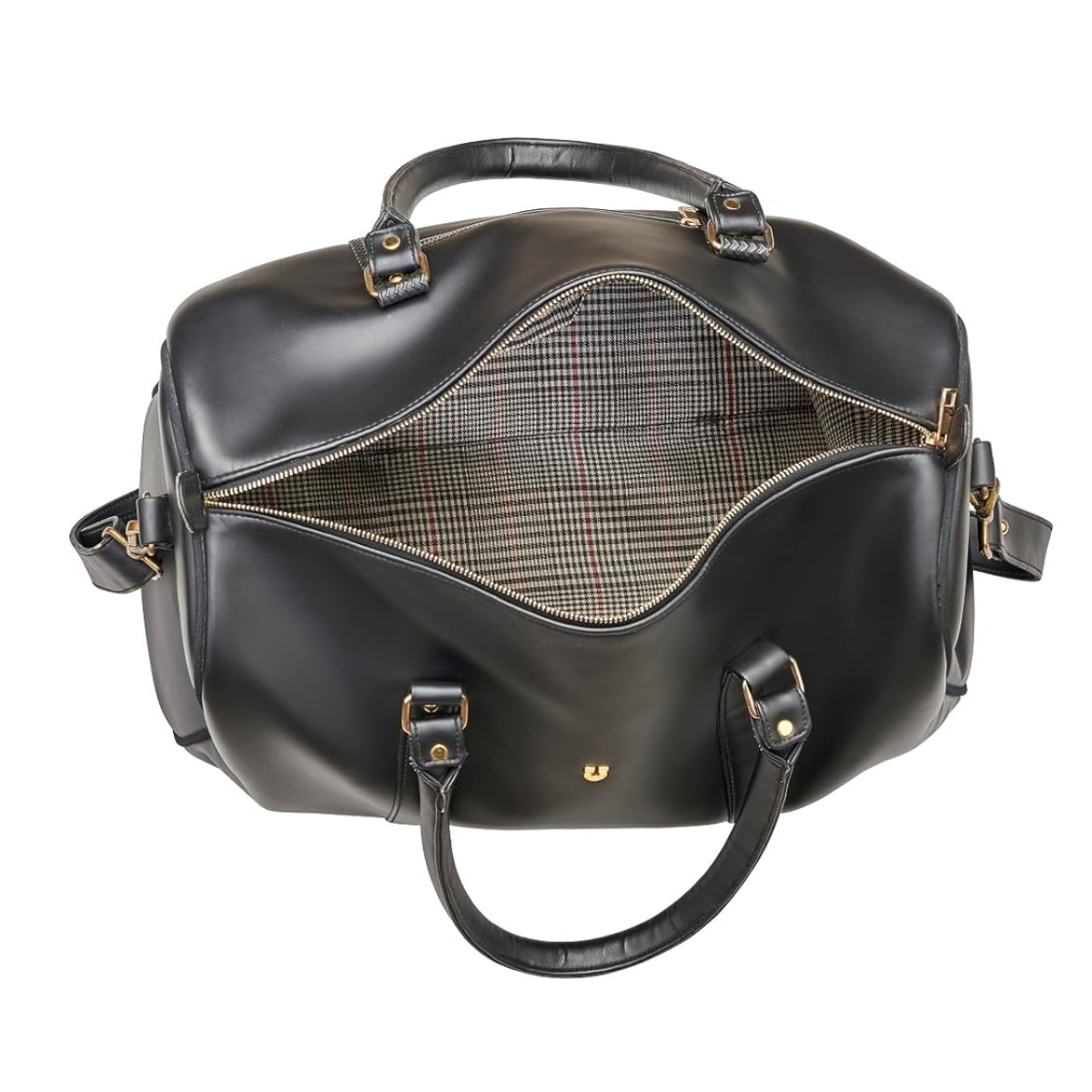 LEATHERETTE SOLID DUFFEL BAG